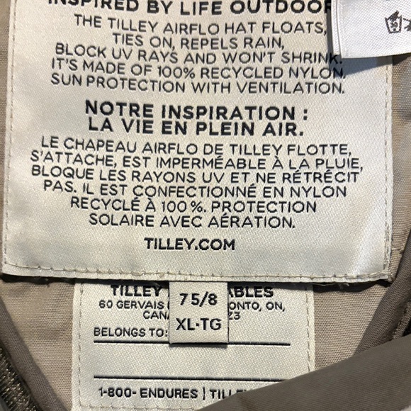 Tilley Dark Green Sun Hat - Picture 4 of 4